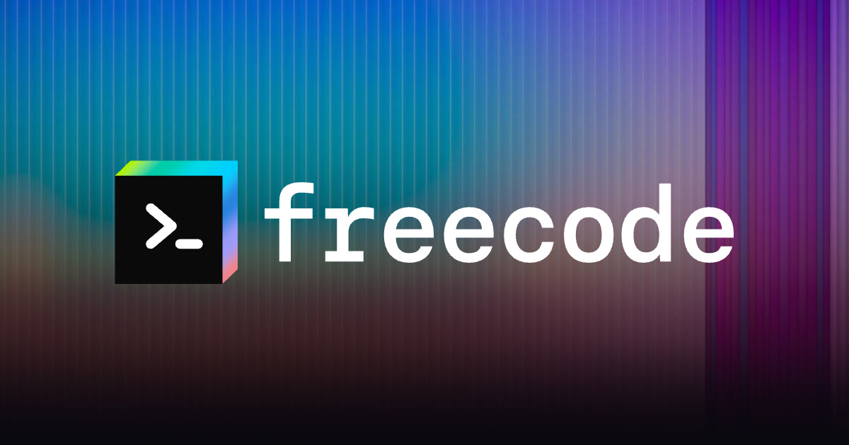 freecode — A coding agent that lives in your terminal. Sponsors pay for the tokens, so you do not.